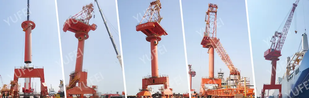 One set 60t 52m portal crane to a shipyard in Saudi Arabia